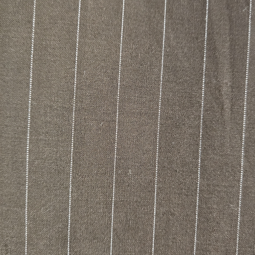 NWOT Talbots brown pinstripe Heritage wool blend trousers pants Womens 12 - Picture 8 of 9